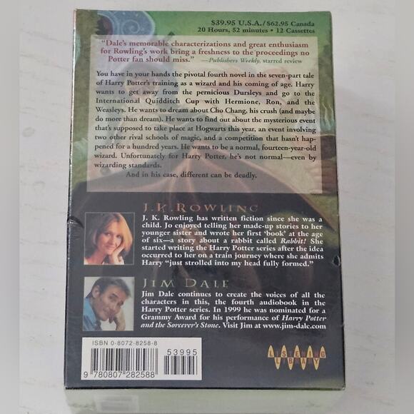 Harry Potter And The Goblet Of Fire Unabridged (12 Cassette Tape Set, 2000) - Picture 2 of 6